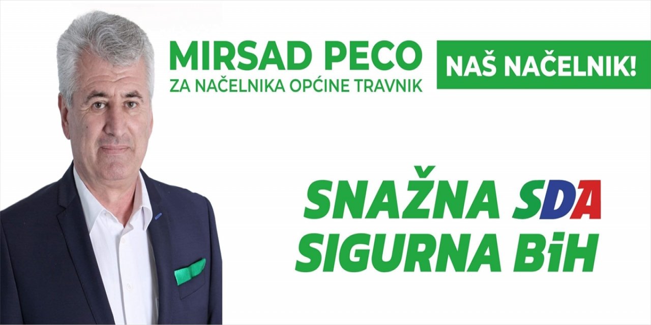 Bosna Hersek'in Travnik şehrinde seçimi, Kovid-19 nedeniyle ölen aday kazandı