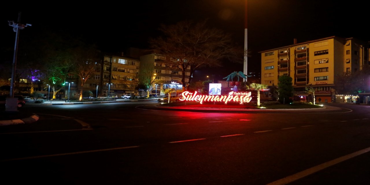 Trakya'da sokağa çıkma kısıtlaması nedeniyle cadde ve sokaklarda sessizlik hakim oldu