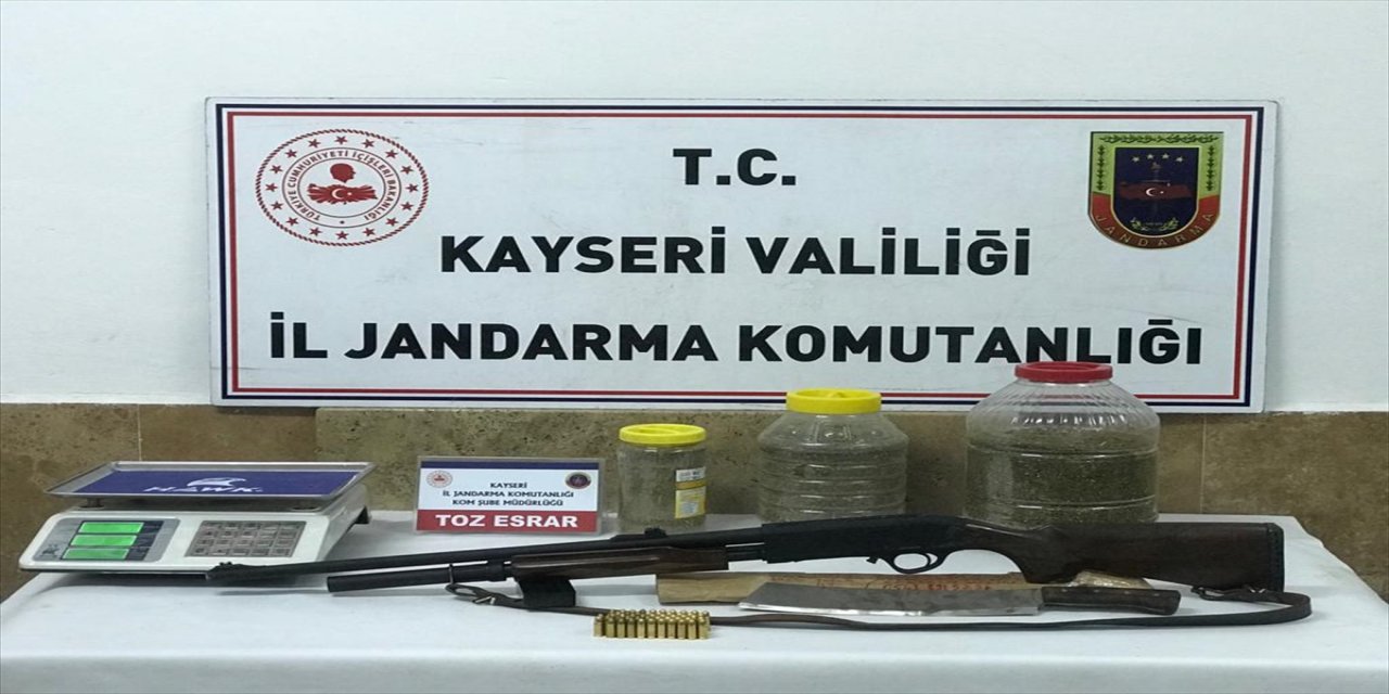 Kayseri'de 6 kilogram esrar ele geçirildi
