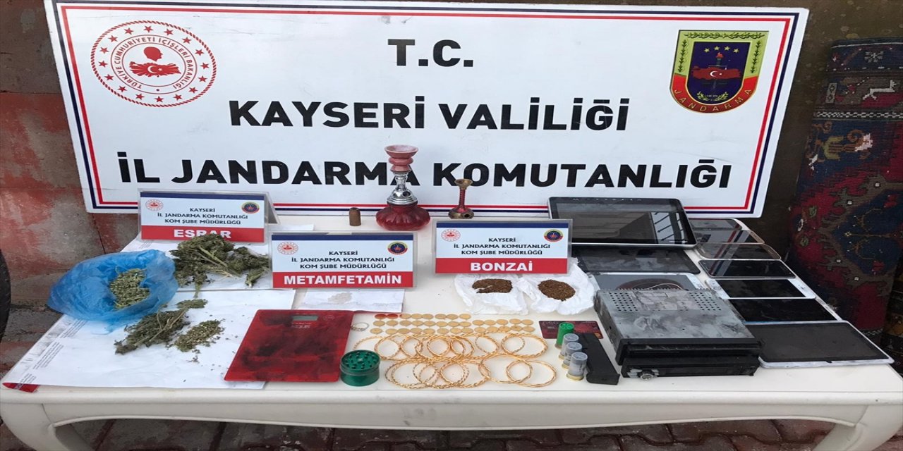 Kayseri'de uyuşturucu ve hırsızlık operasyonunda bir şüpheli yakalandı