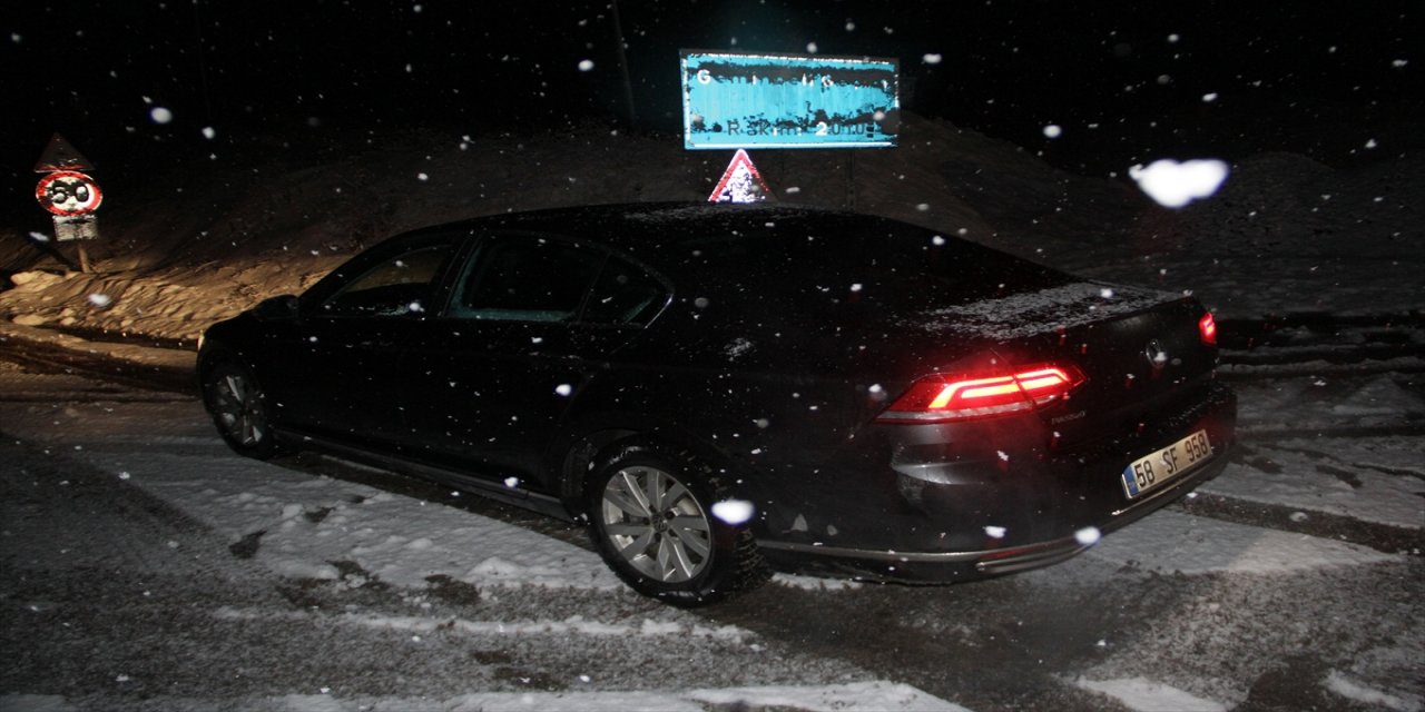 Sivas'ta kar yağışı