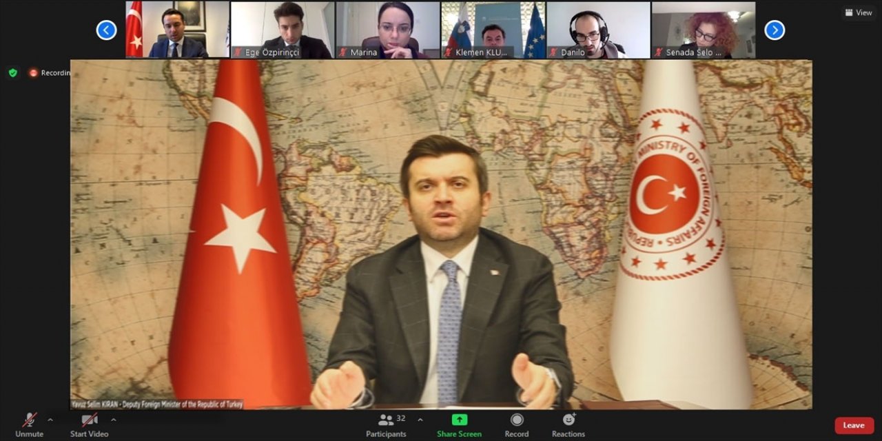 Dışişleri Bakan Yardımcısı Kıran, Güney Doğu Avrupa İşbirliği Süreci Çalıştayı'nda konuştu