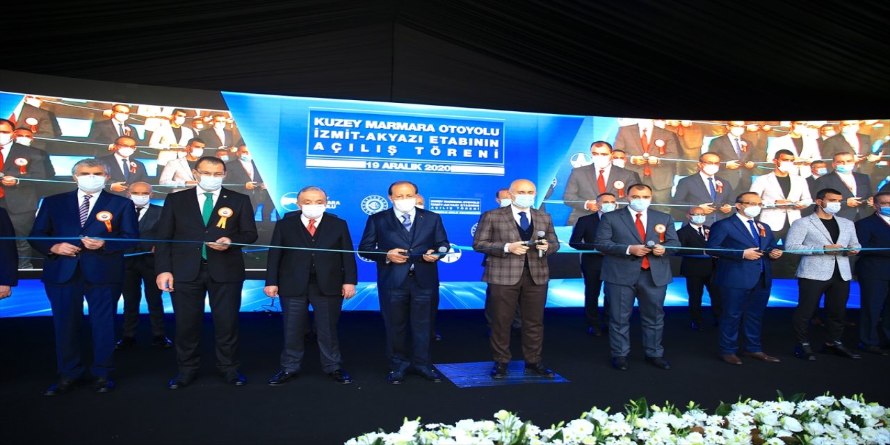 Kuzey Marmara Otoyolu'nun 6. kesimi hizmete açıldı