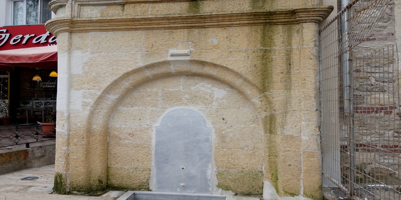Kırklareli'nde tarihi çeşmeler yeniden hayat buldu