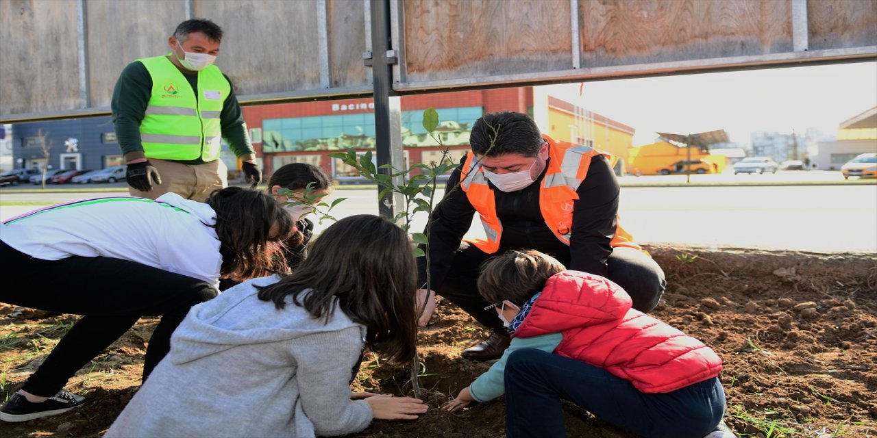 Ordu'da bin fidan toprakla buluşturuldu