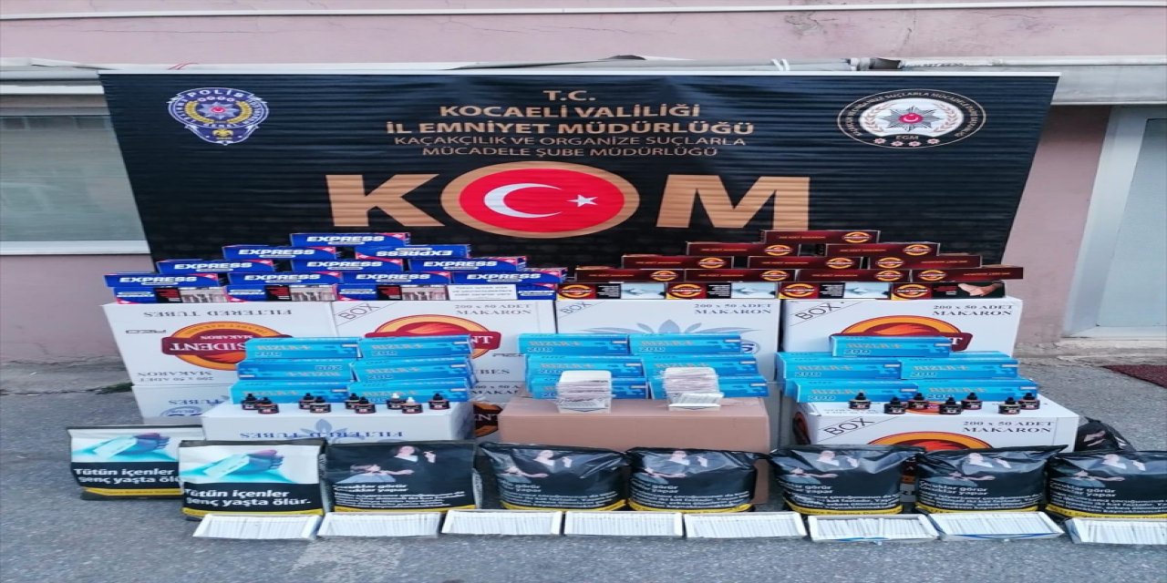 Kocaeli'de 5 iş yerine kaçak tütün operasyonu düzenlendi