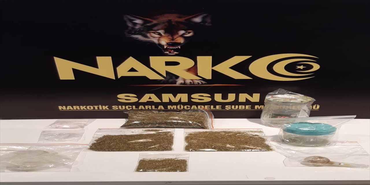 Samsun'daki uyuşturucu operasyonunda 2 tutuklama