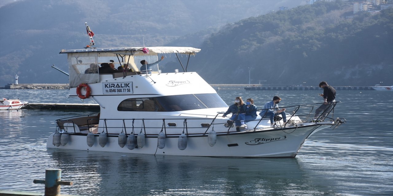 Amasra'da yarıyıl tatili yoğunluğu