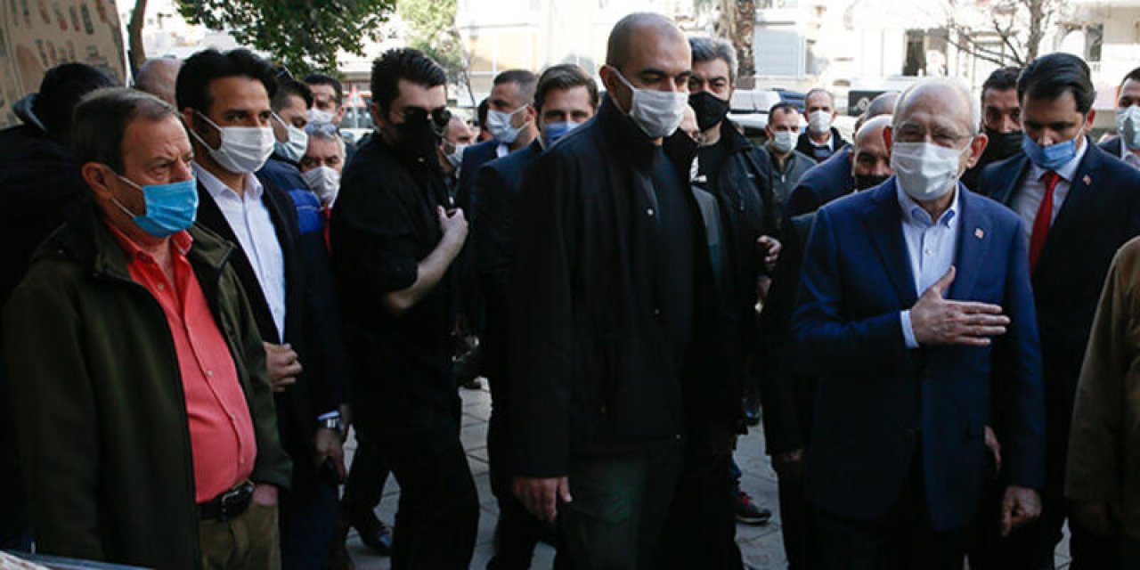 CHP Genel Başkanı Kılıçdaroğlu, İzmir'de selden zarar gören esnafı ziyaret etti