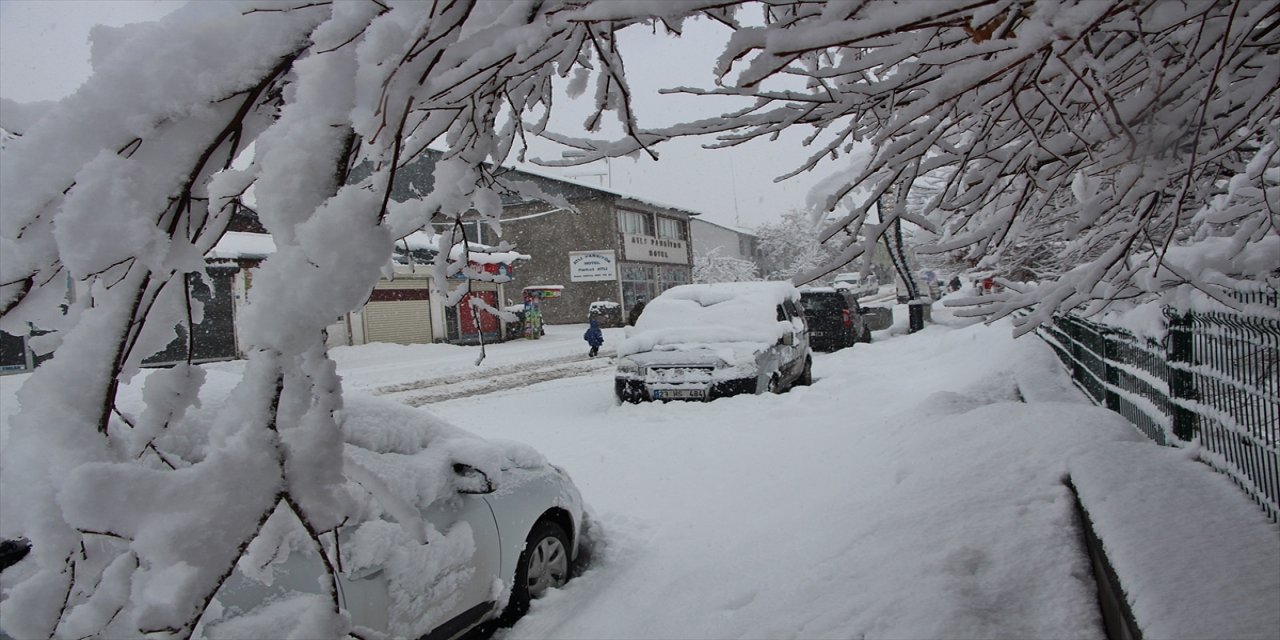 Bingöl'de yoğun kar yağışı nedeniyle 20 köy yolunda ulaşım sağlanamıyor