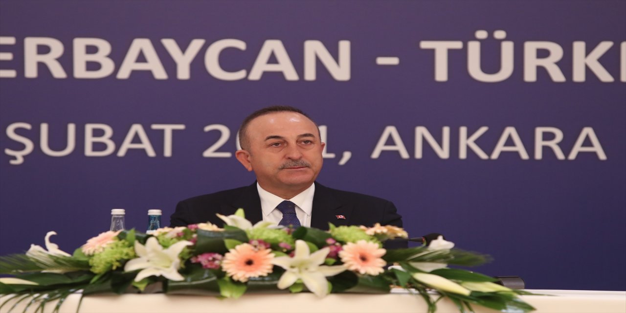 Çavuşoğlu, Azerbaycan ve Türkmenistan dışişleri bakanları ile düzenlediği ortak basın toplantısında konuştu