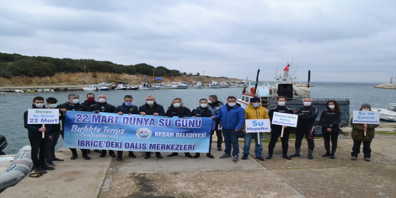 Saros Körfezi'nde deniz dibi temizliği yapıldı