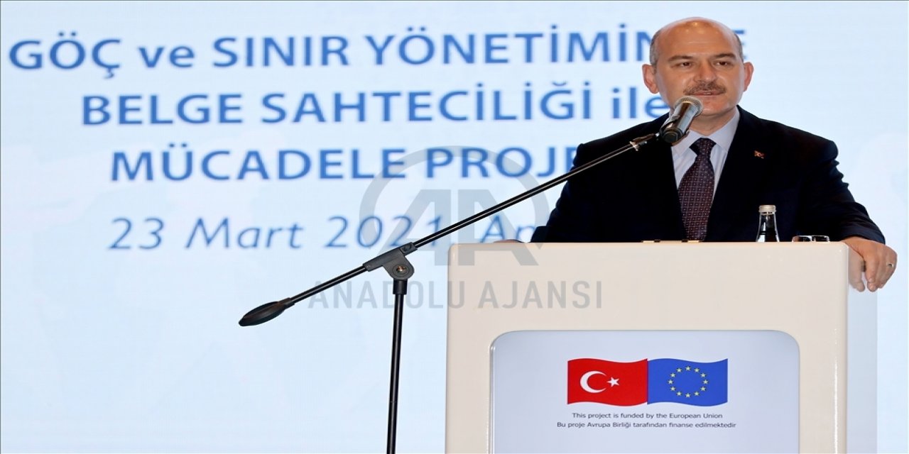 İçişleri Bakanı Soylu, Risk Analizi Kapasitesinin Güçlendirilmesi Projesi açılışında konuştu