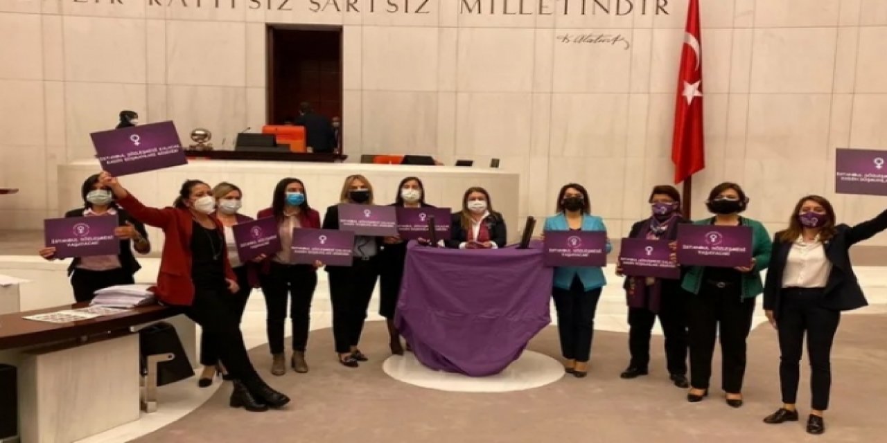 CHP'nin İstanbul Sözleşmesi için Meclis'te genel görüşme önerisi kabul edilmedi