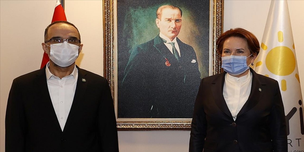 İYİ Parti Genel Başkanı Akşener, HÜDA PAR Genel Başkanı Sağlam ile görüştü