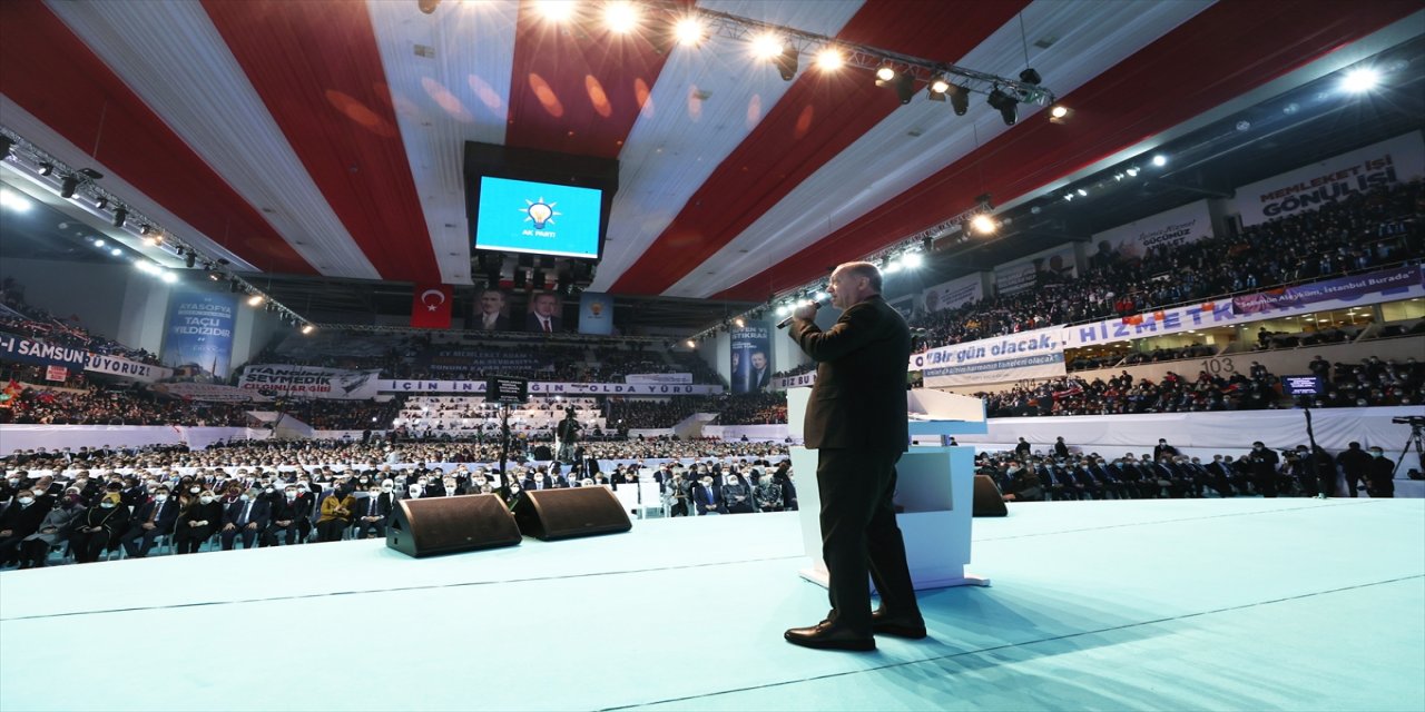 Erdoğan, AK Parti 7. Olağan Büyük Kongresi'nde konuştu