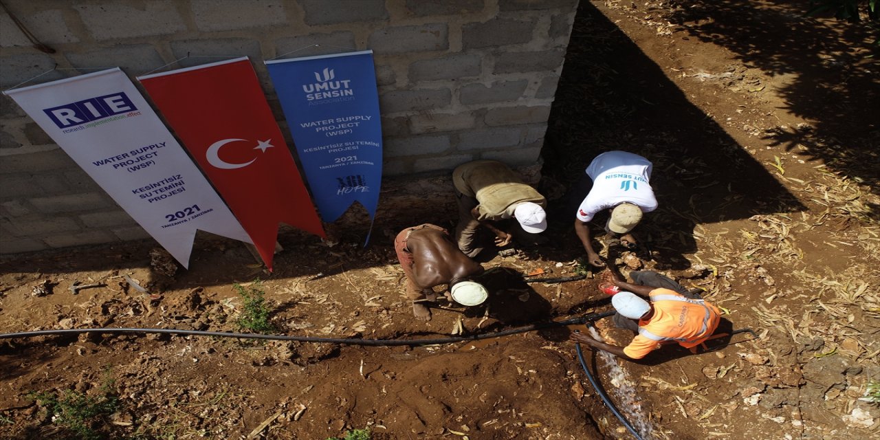 Umut Sensin Derneği, Zanzibar'da 20 bin kişiye temiz su ulaştıracak