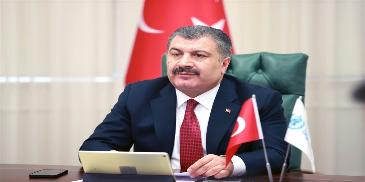 Sağlık Bakanı Koca, Dünya Sağlık Örgütü Medya Brifingi'ne katıldı