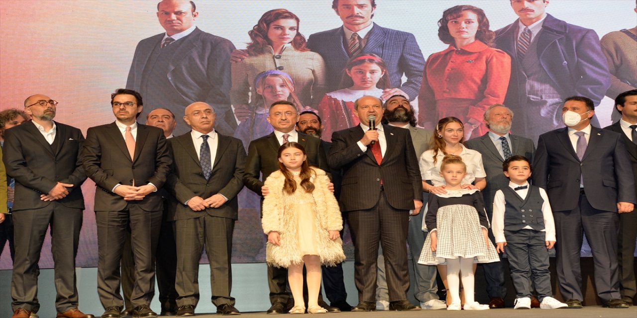 Cumhurbaşkanı Yardımcısı Oktay "Bir Zamanlar Kıbrıs" dizisinin galasının ardından açıklamalarda bulundu