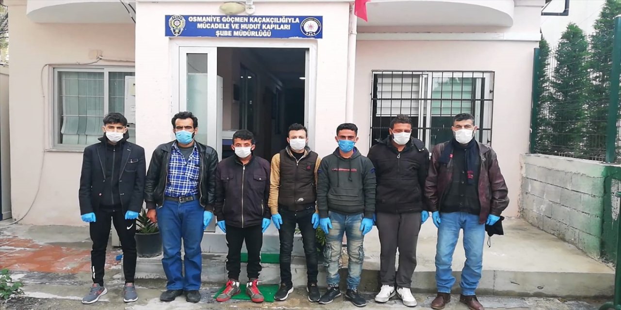 Osmaniye'de yurda yasa dışı yollarla giren 7 Suriyeli yakalandı