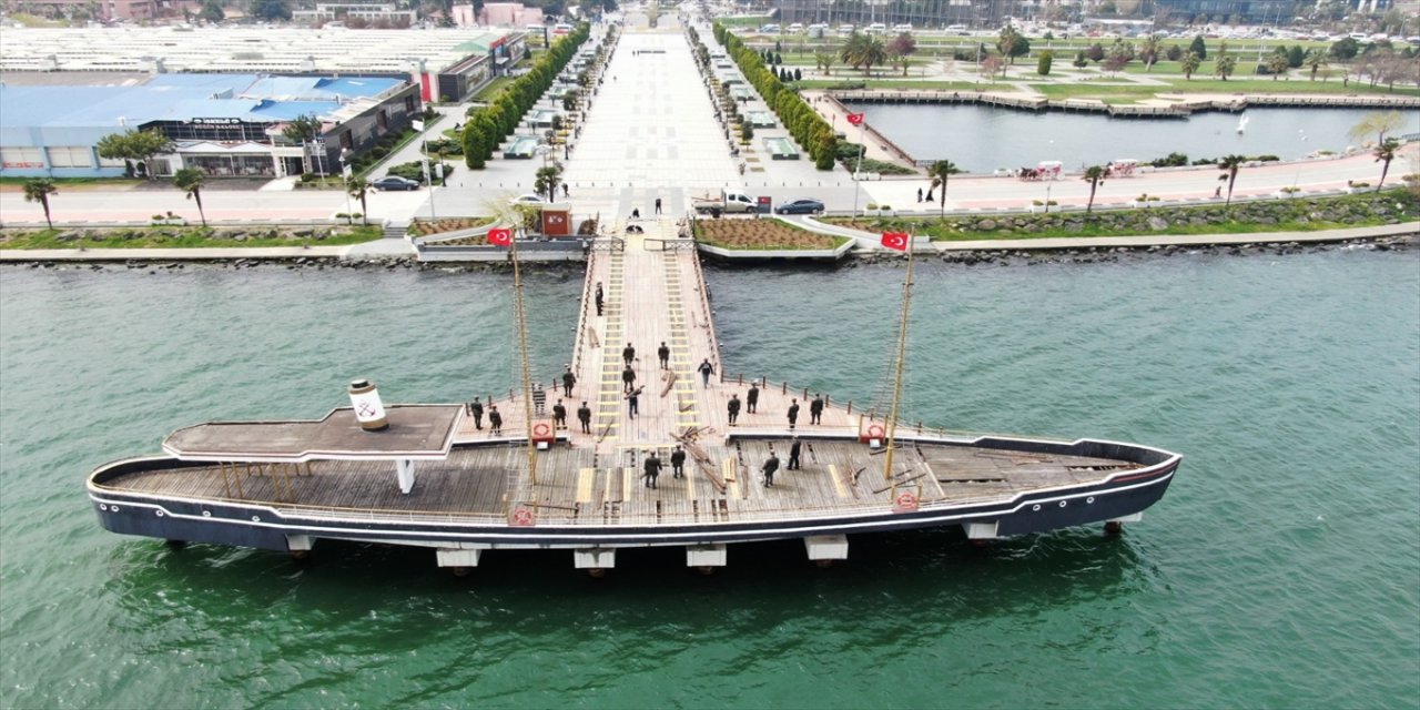 Atatürk'ün Kurtuluş Mücadelesi için Samsun'da ilk adımını attığı Tütün İskelesi onarılıyor