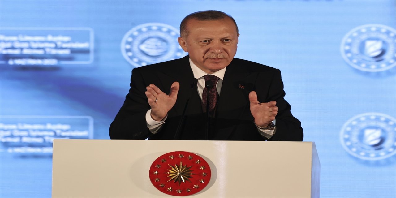 Cumhurbaşkanı Erdoğan, Filyos Limanı Açılışı ile Doğalgaz İşleme Tesisleri Temel Atma Töreni'nde konuştu