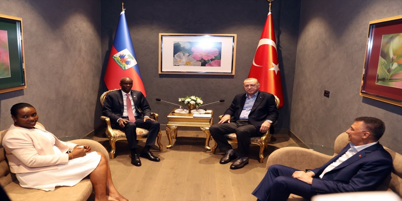 Cumhurbaşkanı Erdoğan, Haiti Cumhurbaşkanı Moise ile görüştü