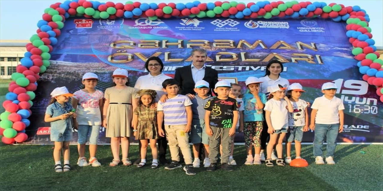 Azerbaycan'da şehit çocukları için "Kahraman Evlatları Spor Festivali" düzenlendi