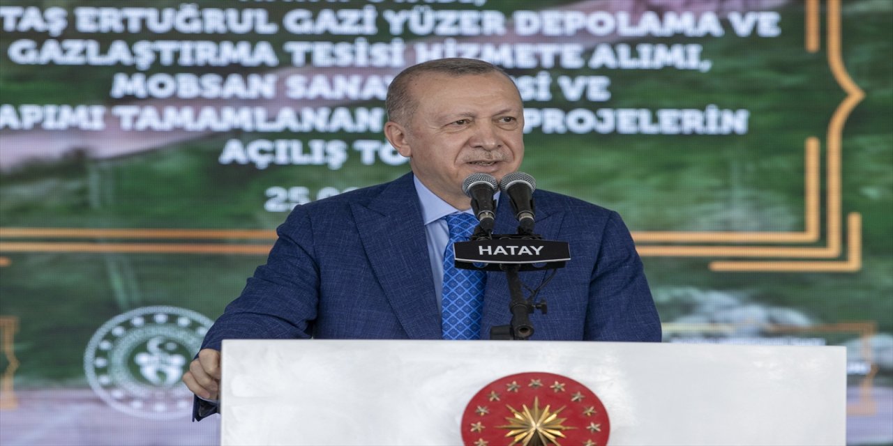 Cumhurbaşkanı Erdoğan Hatay'daki toplu açılış töreninde konuştu