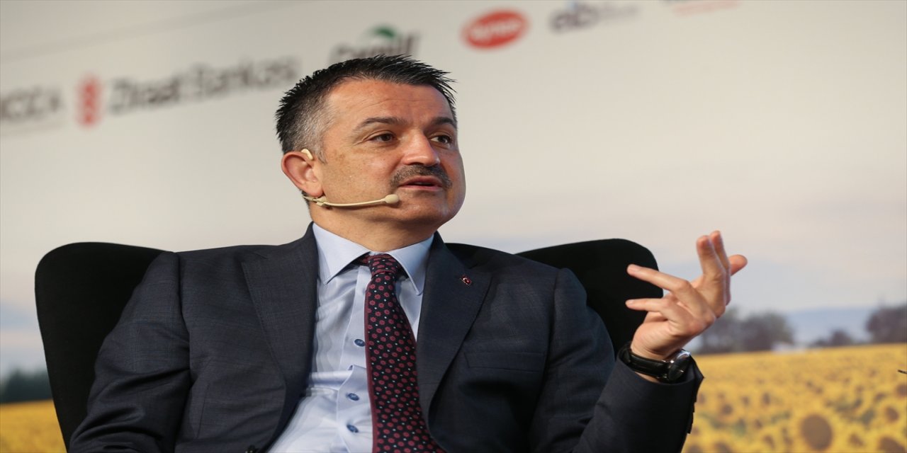 Tarım ve Orman Bakanı Pakdemirli, 1. Türkiye Çiftçi Zirvesi'nde konuştu: