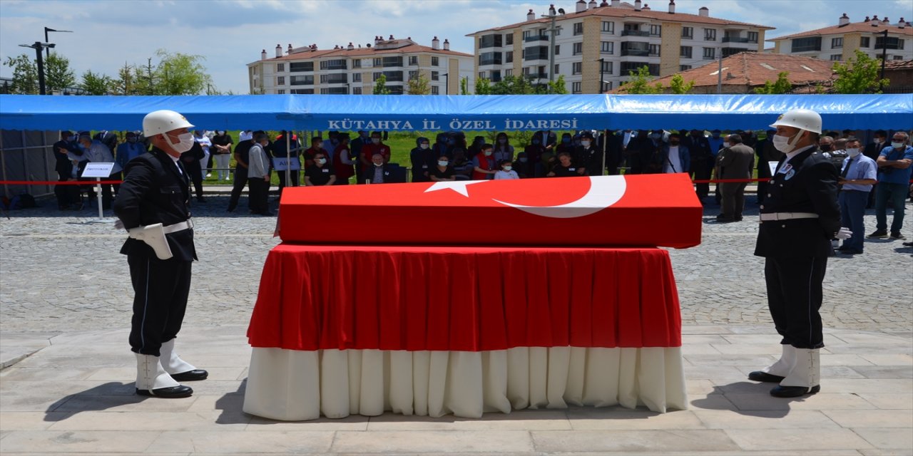 Kütahya’da şehit polis memuru için tören düzenlendi