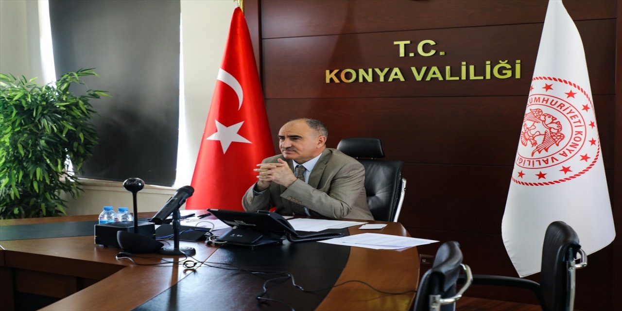 Konya Valisi Vahdettin Özkan: "Hedefimiz kısa zamanda yüzde yüze yakın aşılama faaliyeti gerçekleştirmek"