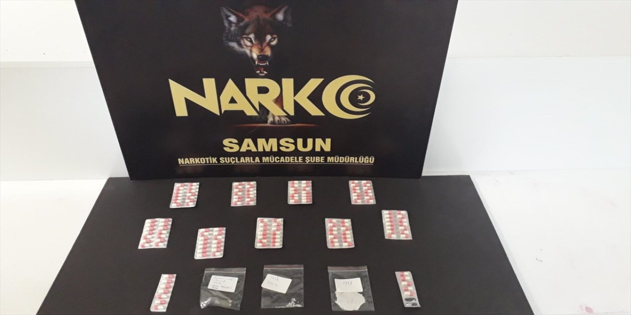 Samsun'da üzerinde uyuşturucuyla yakalanan şüpheli tutuklandı