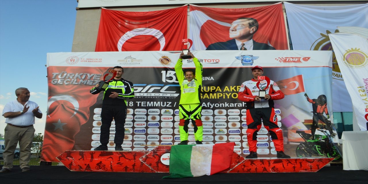 Motosiklette Avrupa Akrobasi Şampiyonası'nda Balazs Herczeg birinci oldu