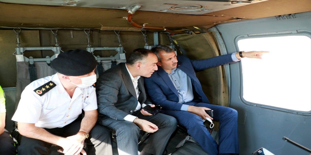 Kırıkkale'de helikopter destekli trafik denetimi yapıldı