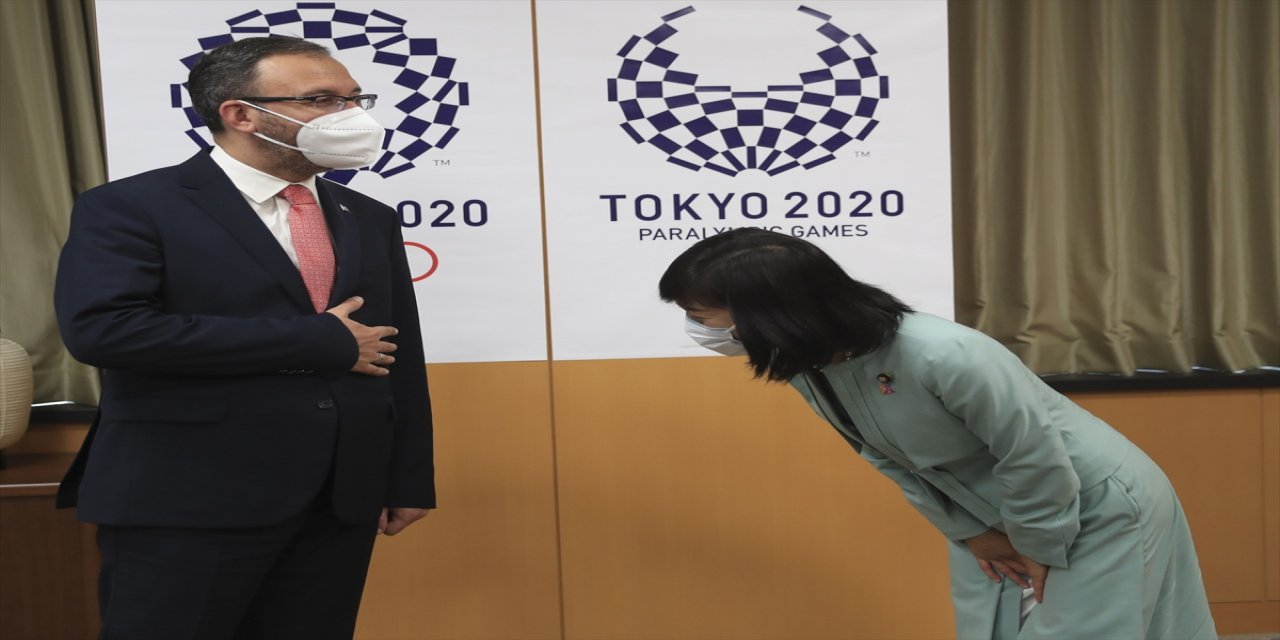 Gençlik ve Spor Bakanı Kasapoğlu, Japonya Olimpiyatlar Bakanı Marukawa Tamayo ile görüştü