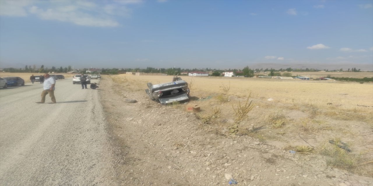 Kahramanmaraş'ta devrilen otomobilin sürücüsü öldü