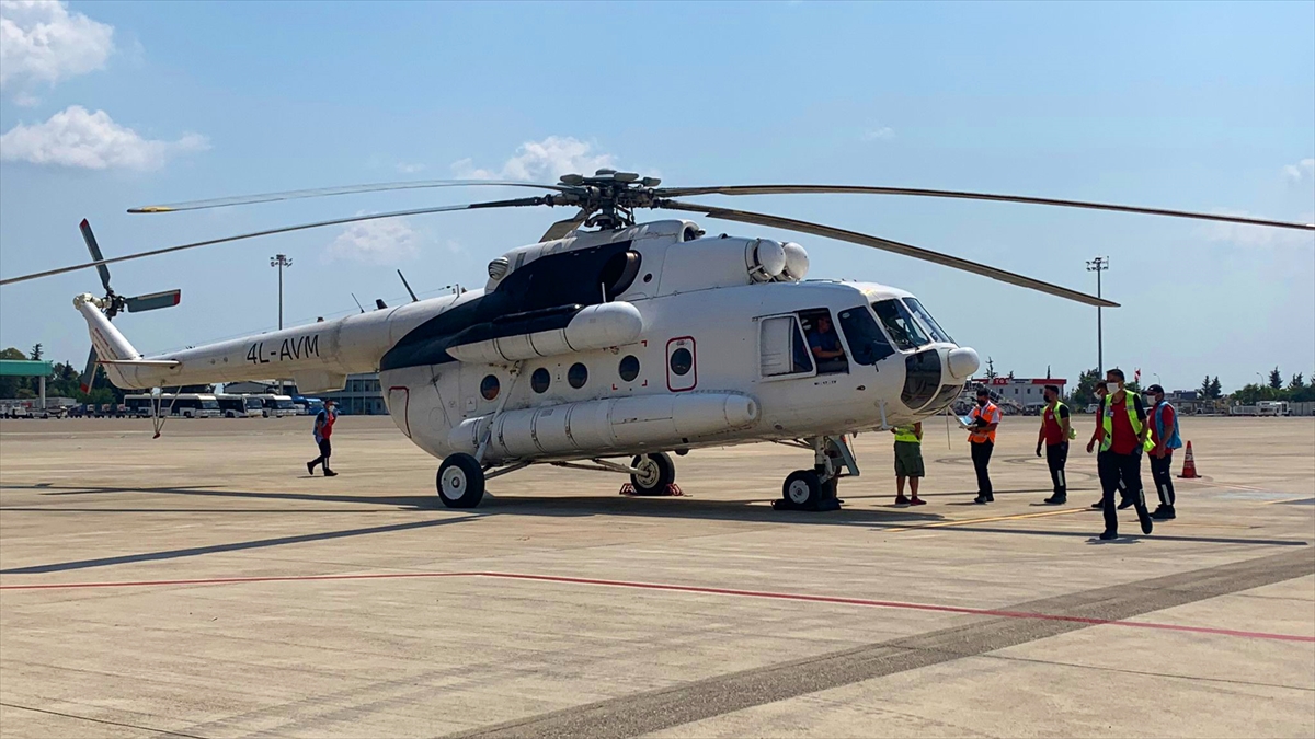 THY, yangınlarla mücadele için iki helikopter kiraladı