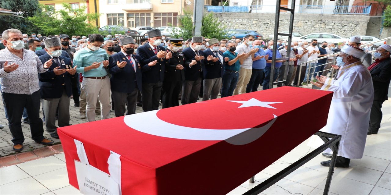 Karabük'te vefat eden Kıbrıs gazisi toprağa verildi