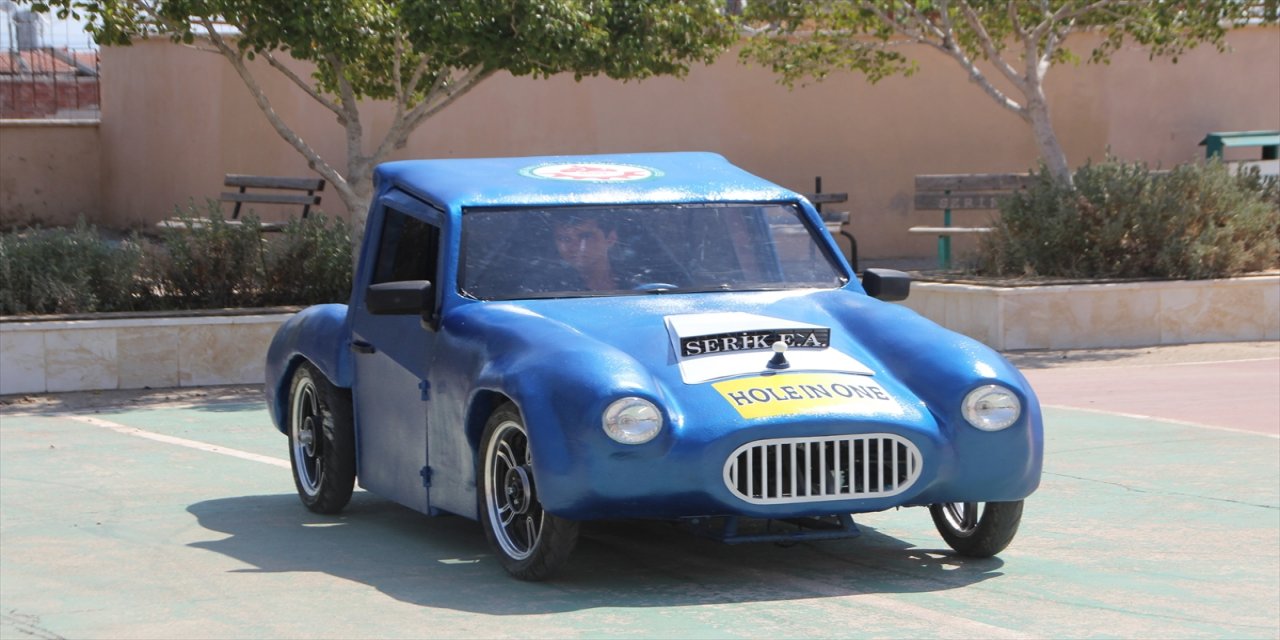 Antalya'da öğrencilerin tasarladığı elektrikli araç TEKNOFEST'te yarışacak