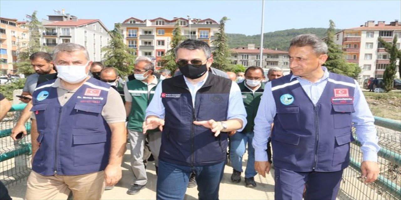 Tarım ve Orman Bakanı Pakdemirli, Ayancık ilçesinde incelemelerde bulundu