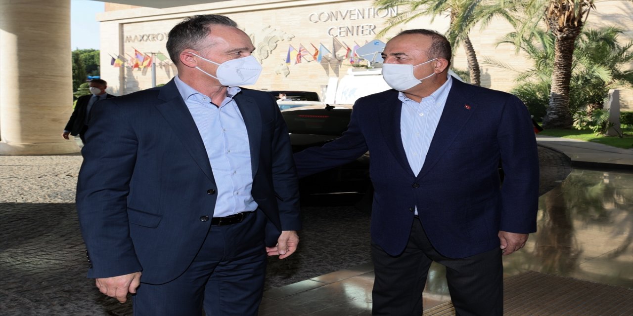 Almanya Dışişleri Bakanı Maas,  Dışişleri Bakanı Çavuşoğlu ile ortak basın toplantısında konuştu