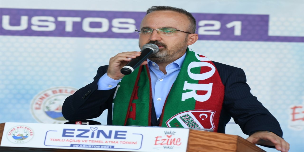 AK Parti'li Turan, Çanakkale'de toplu açılış ve temel atma töreninde konuştu