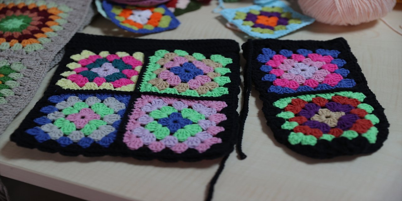 Edirne'de sosyal hizmet merkezinde hazırlanan el emeği ürünler ABD'ye ihraç edilecek