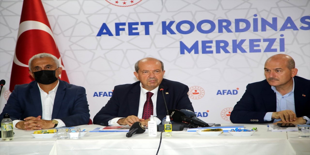 KKTC Cumhurbaşkanı Tatar, sel felaketinin yaşandığı Bozkurt'ta açıklamalarda bulundu