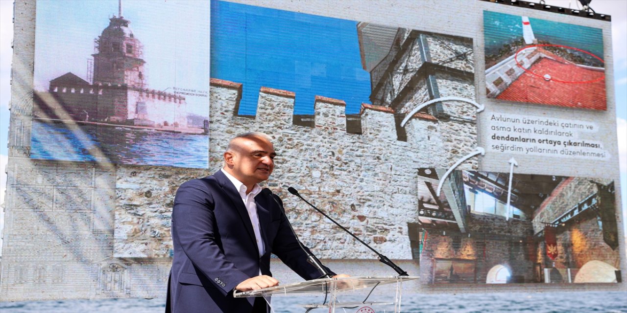 Kız Kulesi'nde restorasyon çalışmaları başladı