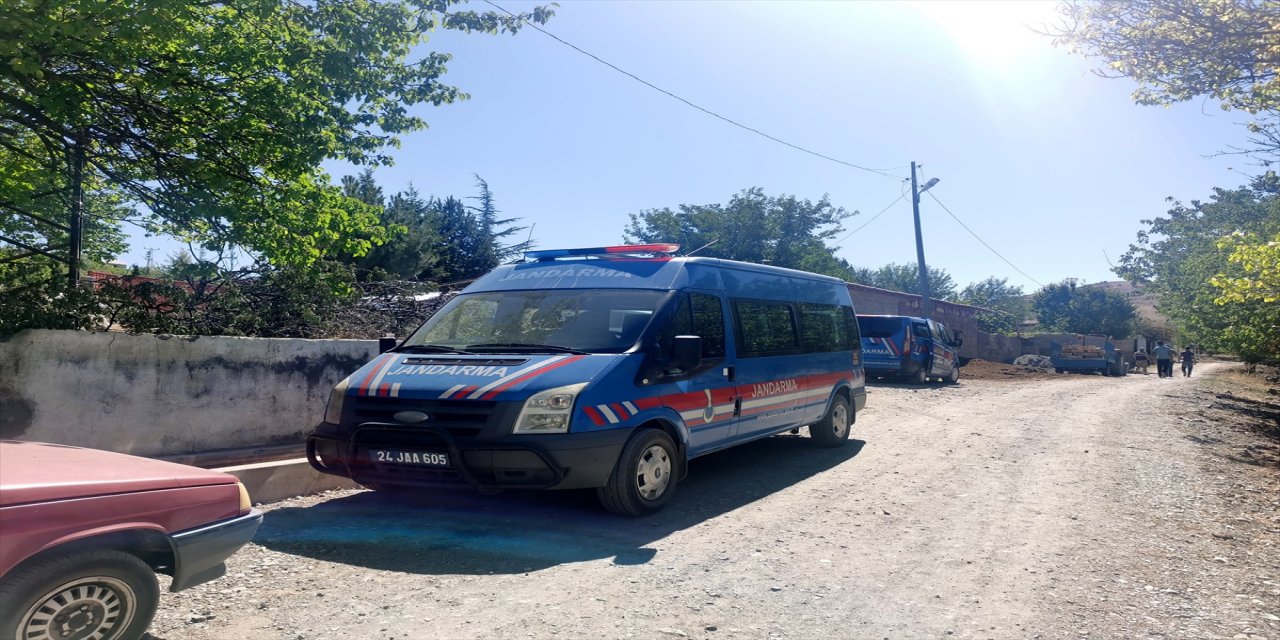 Erzincan'da saman yığınının altında kalan kadın hayatını kaybetti