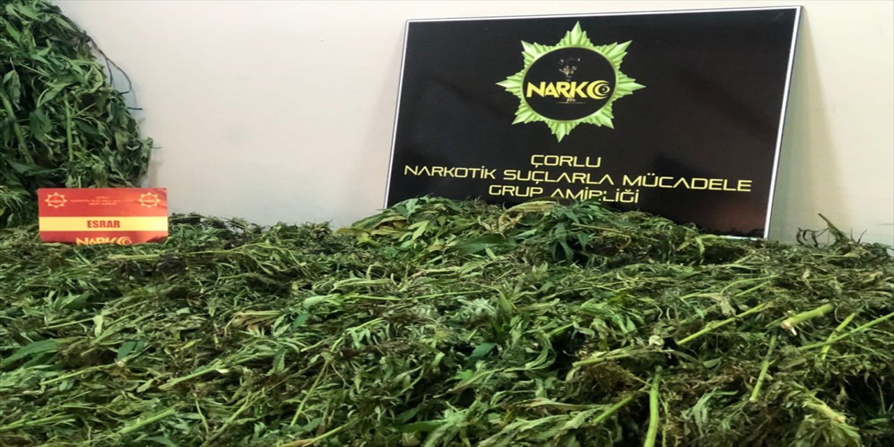 Tekirdağ'da uyuşturucu ve ruhsatsız silah ele geçirildi, 2 şüpheli yakalandı