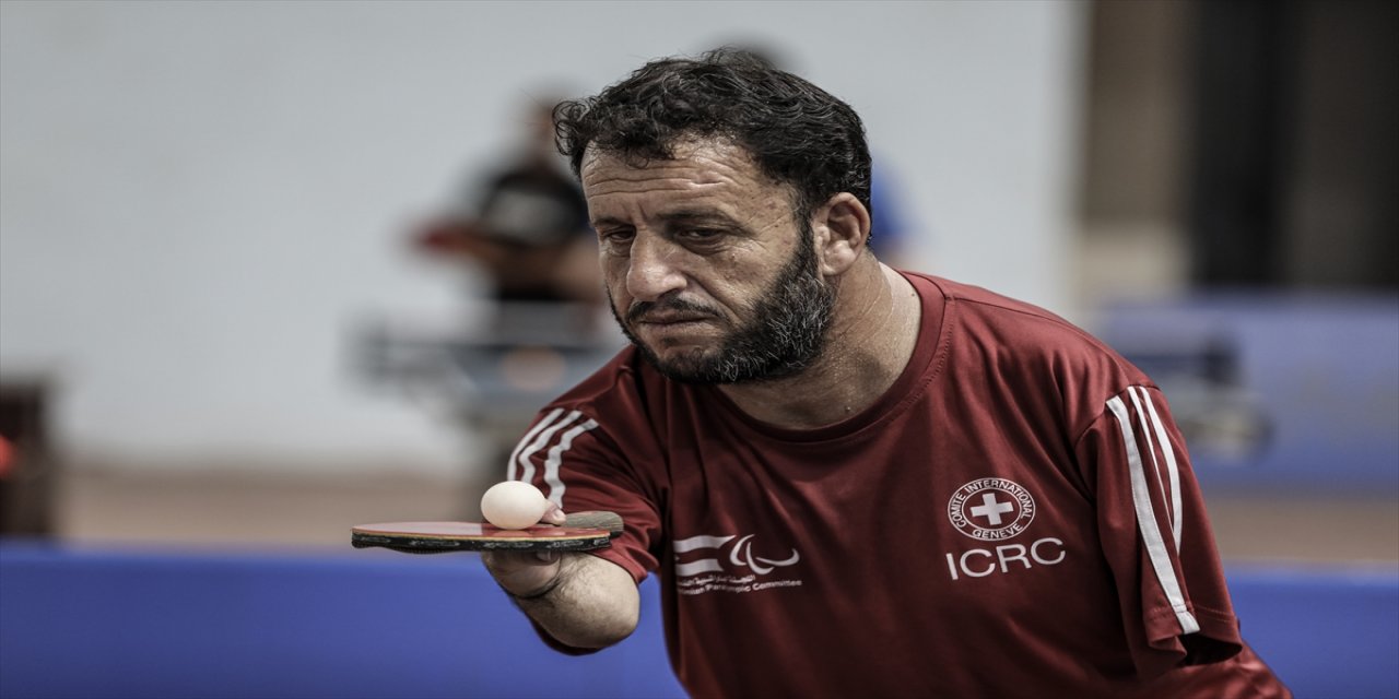 Gazze'de bedensel engelliler masa tenisi şampiyonası düzenleniyor