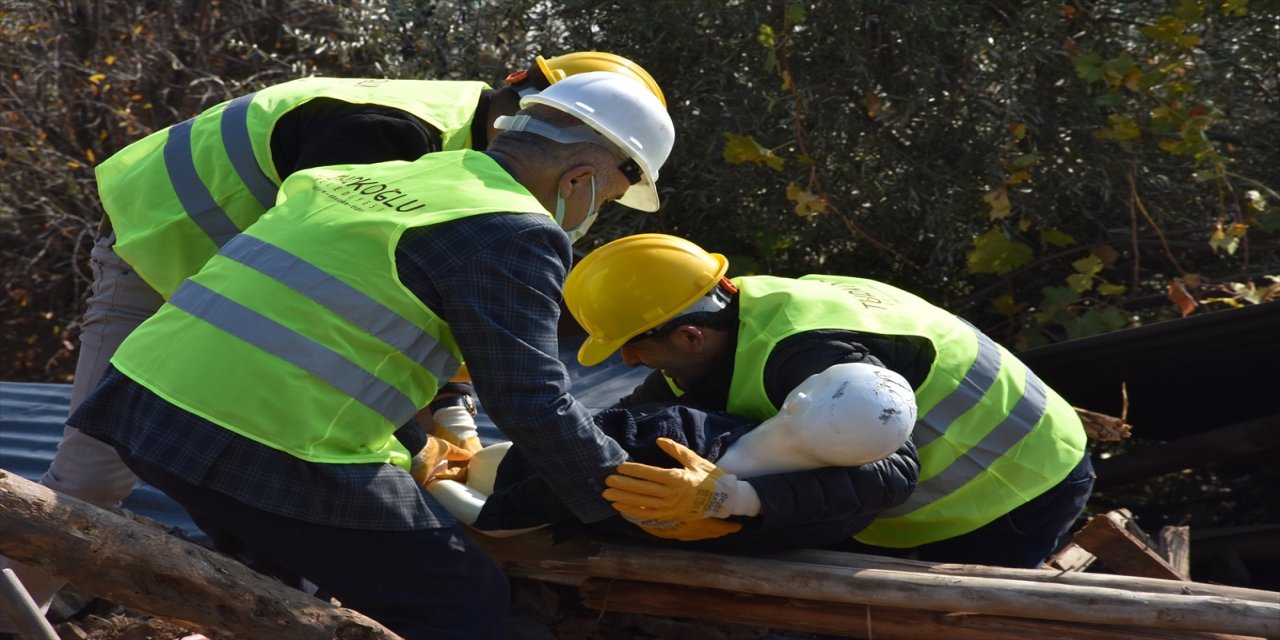 Kahramanmaraş'ta deprem tatbikatı